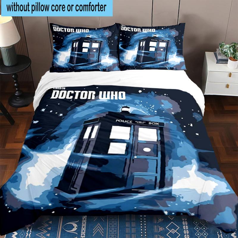 3PCS telephone booth 3pcs Bedding,Including 3PCS Duvet Cover And 2pcs Pillowcases Perfect for Christmas,Ideal for Bedroom, Dormitory