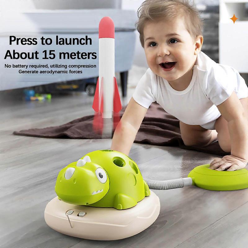 toys Dragon Sportss Machine Children Skyrockets Children's Garden Sense Training Toys Parent-child Interactive Ring Tool Jumps Rope blue