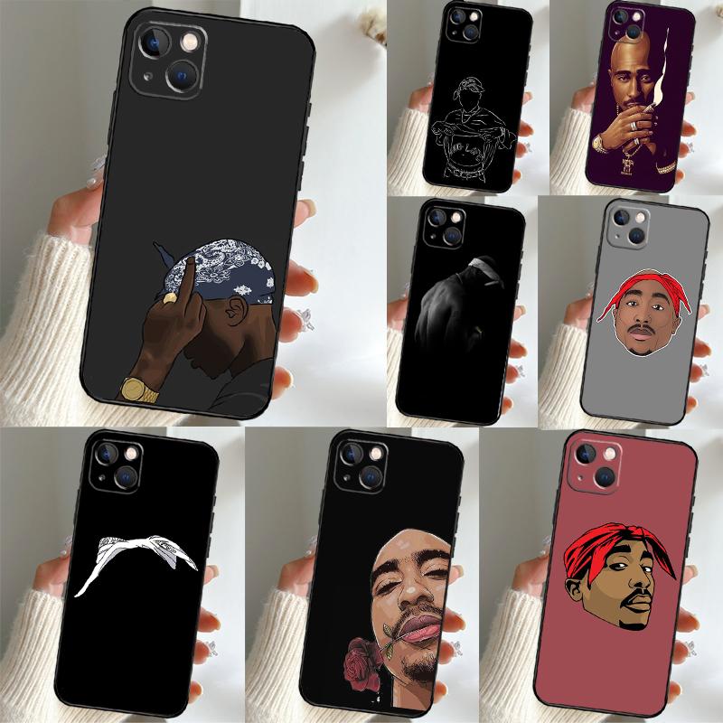 Чехол для телефона Oppo A94 A74 A54 A15 A18 A38 A58 A78 A98 A40 A60 A80 A16 A76 A96 A57 A17 A77 A5 Pro с изображением рэпера 2pac, певца Тупака