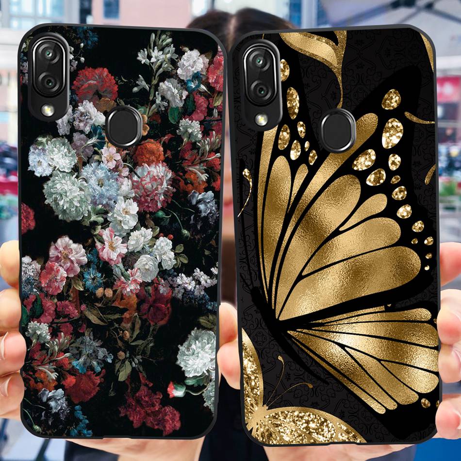 For ZTE Blade V10 Vita Cute Panda Cartoon Case For Zte Blade V10 2019 Blade V10vita Soft TPU Black Silicone Phone Cases