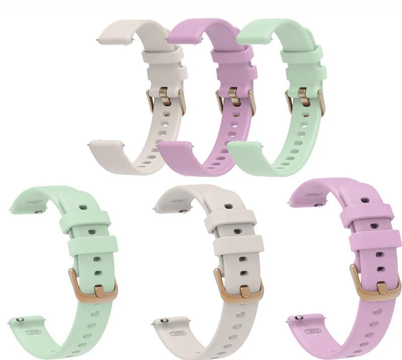 Correa Magnética Silicona 14mm Para Garmin Lily 2/lily 2 Active Reemplazo De Dos Tonos Wristabnd Para Garmin Lily 2 Active 14mm