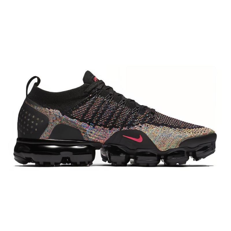 Nike Кроссовки для бега Air VaporMax 2 черные разноцветные 942842-017