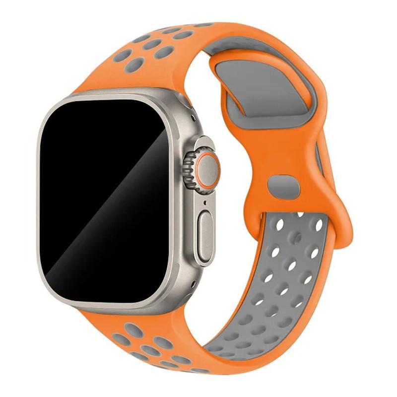 Спортивный ремешок с цветными частицами, резиновый ремешок для Apple Watch 49 мм 46 мм 45 мм 44 мм 42 мм 41 мм 40 мм для IWatch 11 10 9 8 7 6 5 4 3 SE