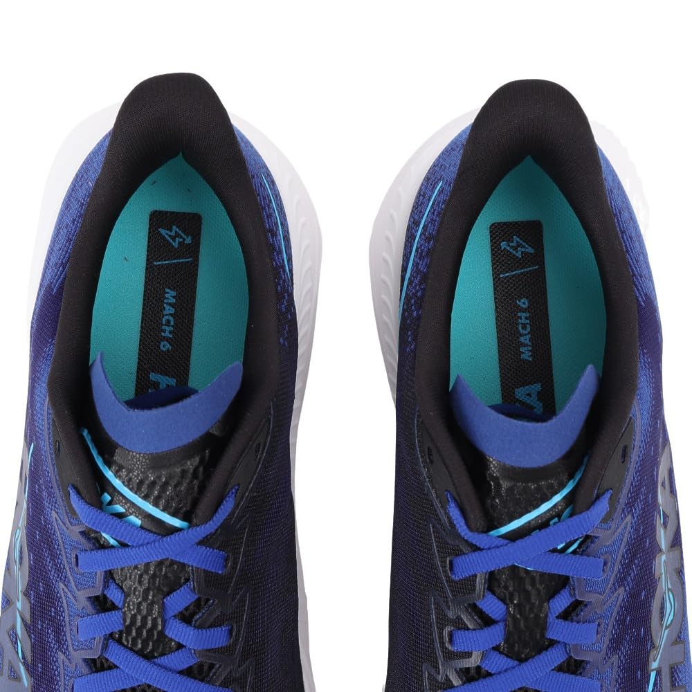 HOKA Mach 6 Wide Running Black and Size Shoes, Navy, 28.0, Men's, 1147833-BNGH