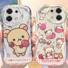 R-Rilakkuma с чехлом-клубникой для Xiaomi Redmi Note 14 13 12 11 10 Pro Plus 5G 9 14C 13C 4G 12C 10C 10S A2 A1 Силиконовый чехол
