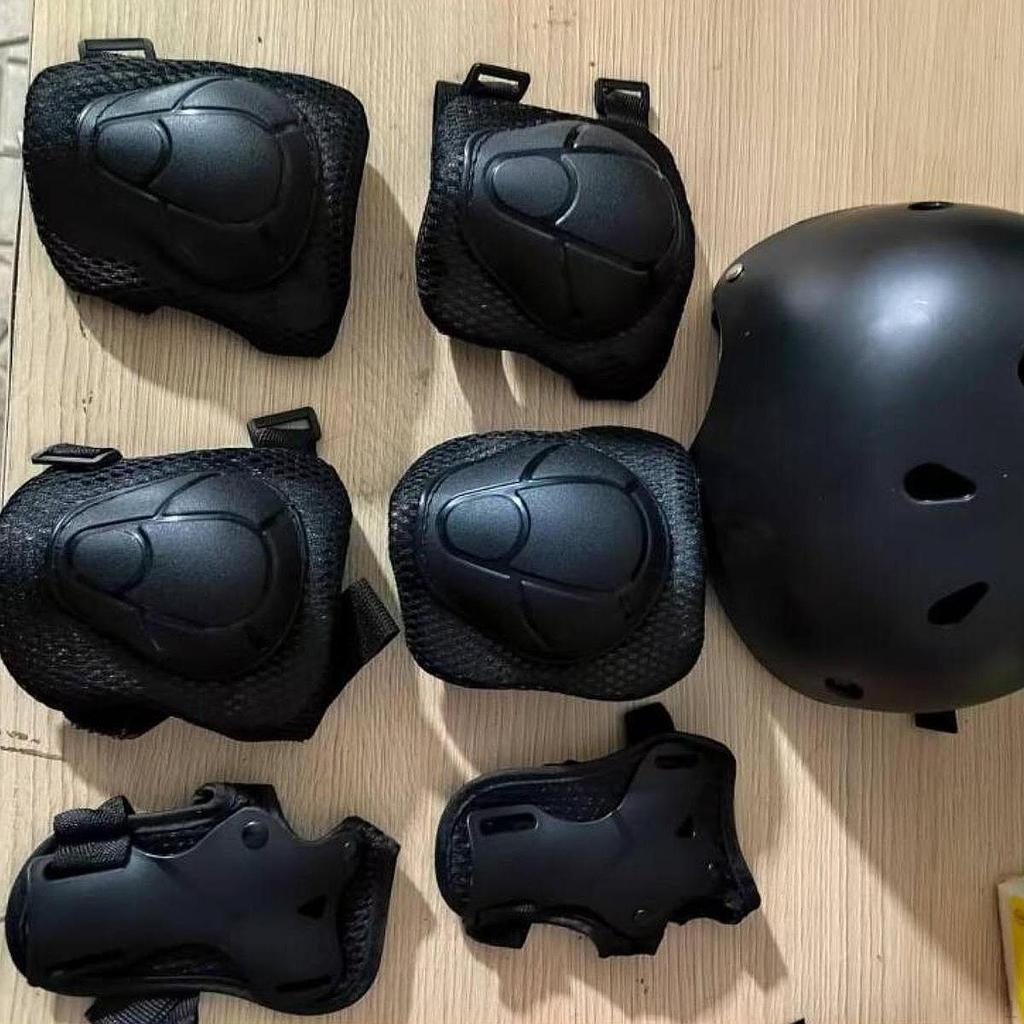 7 предметов детский велосипедный шлем защитный комплект для рук налокотники наколенники подростковый детский скейтборд