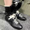 Fashion Winter Women Biker Boots Fashion Belt Buckle Ladies Elegant Platform Flats Short Booties Casual Women's Knight Booties