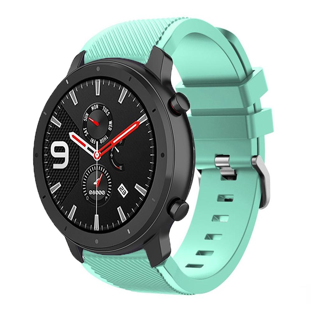 22-мм силиконовый ремешок для Amazfit Balance 2 1/GTR 47 мм/GTR 4 3pro/Bip 6 5 Спортивный браслет Ремешок для Amazfit Stratos 2 3/Pace