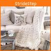 Large Soft Chunky Knitted Thick Wool Blanket With Versatile Colors For Cozy Comfort