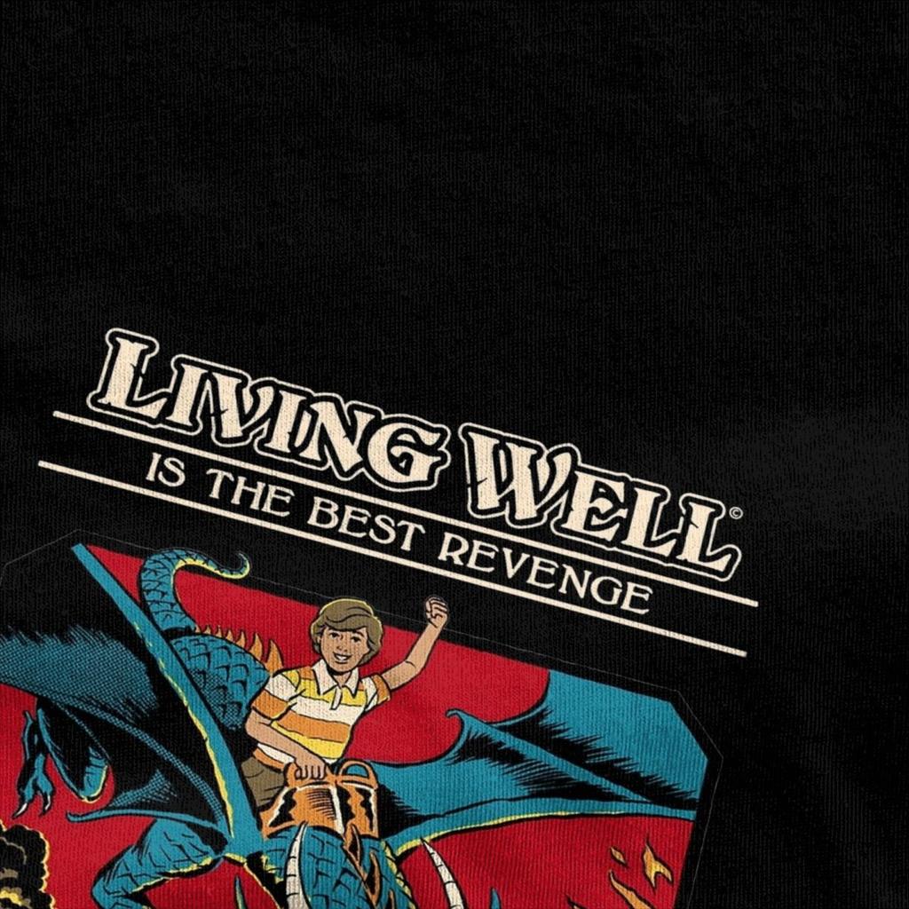 Футболки мужские и женские винтажные фантазийные сумасшедшие 100% хлопок с графическим принтом ткань