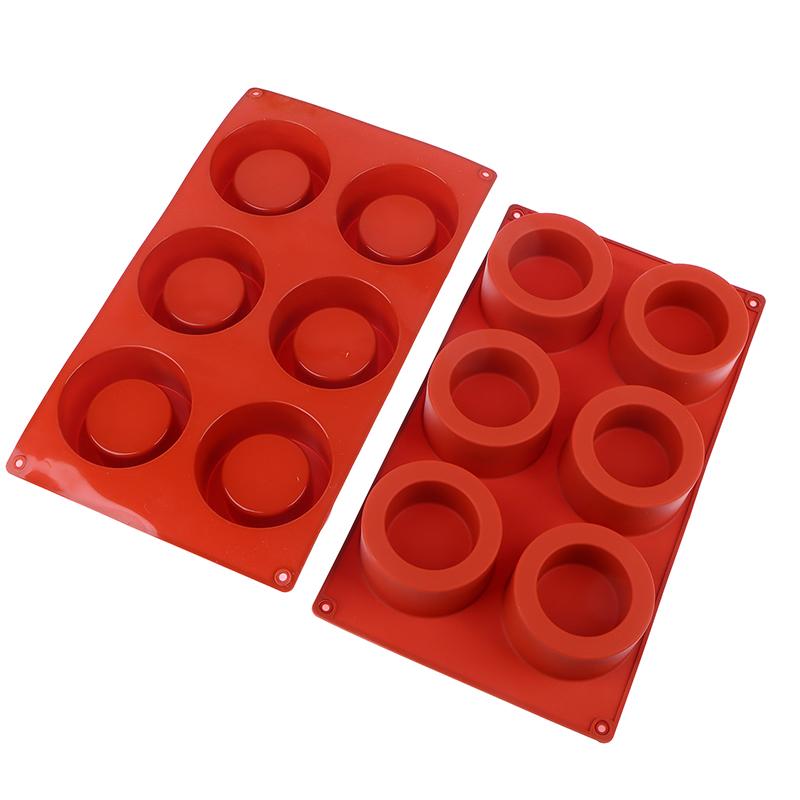1 шт. 6 отверстий круглая форма для торта украшение торта силиконовая форма инструмент для выпечки тортов своими руками