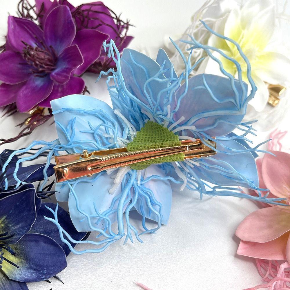 Fairy Flowers Hair Clips Sweet Barrette Hairpiece Hair Decoration Photo Props  for Women Girls