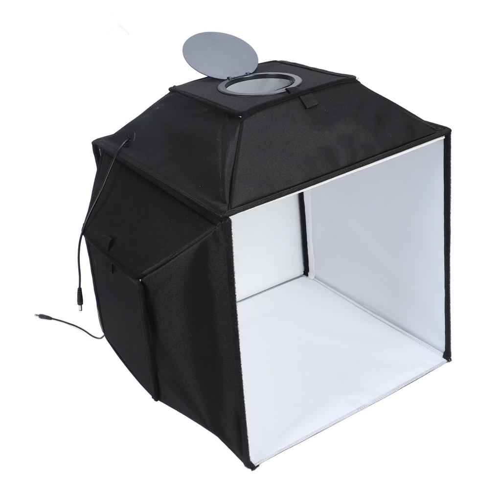 PULUZ 40cm Photography Softbox Tent 5500K Small Studio Photo Box with 4 Color PVC Background Board AC 100‑240V