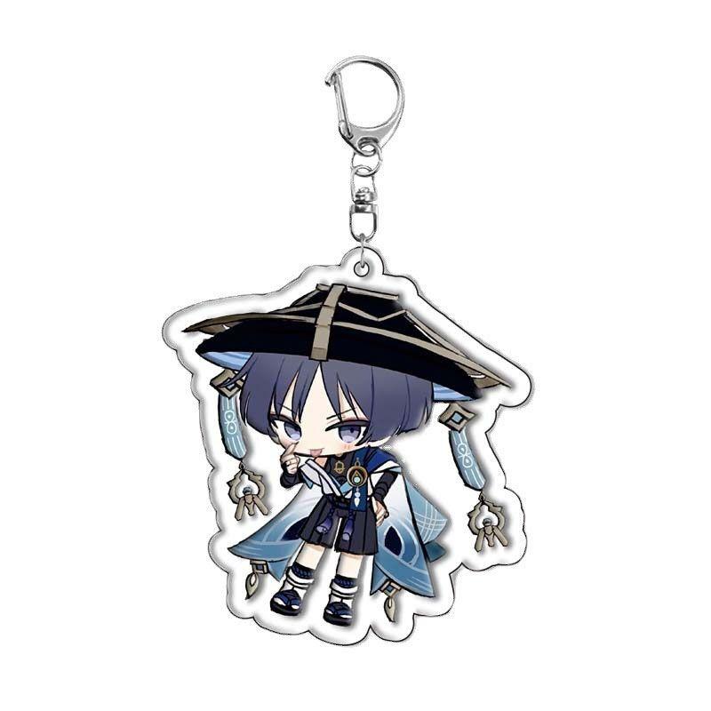 Оригинальный акриловый брелок God Traveler Wanderer Klee Skirmisher Bag Подвеска Двусторонняя прослойка