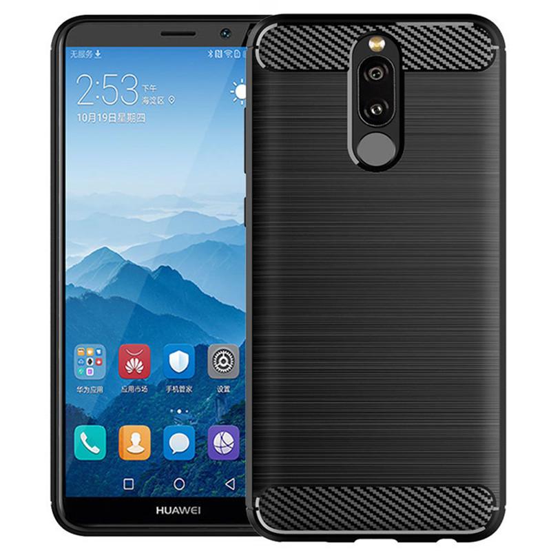 Для Huawei Mate10 lite 10lite силиконовый полный защитный матовый чехол для телефона Nova 2i противоударный чехол из углеродного волокна Coque Fundas