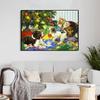 RUOPOTY Picture By Numbers Dog Animal DIY Frame On Canvas Acrylic HandPainted Wall Art Painting Cat For Living Room