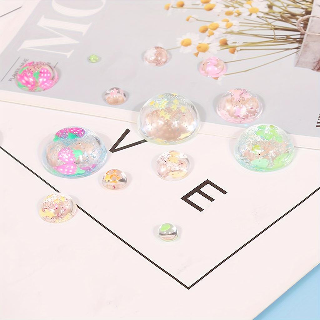 1 шт. Силиконовые формы для литья смолы для изготовления серег и ювелирных изделий, набор прозрачных форм круглой формы для DIY крафт-проектов