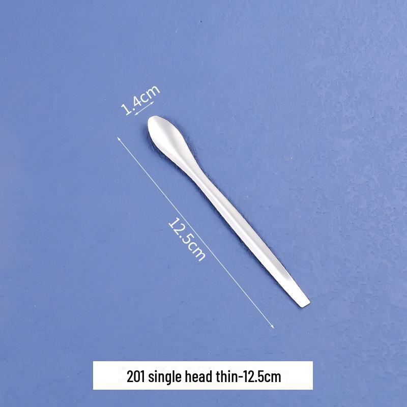 Медицинская ложка из нержавеющей стали для упаковки косметики — вариант с одной или двумя головками