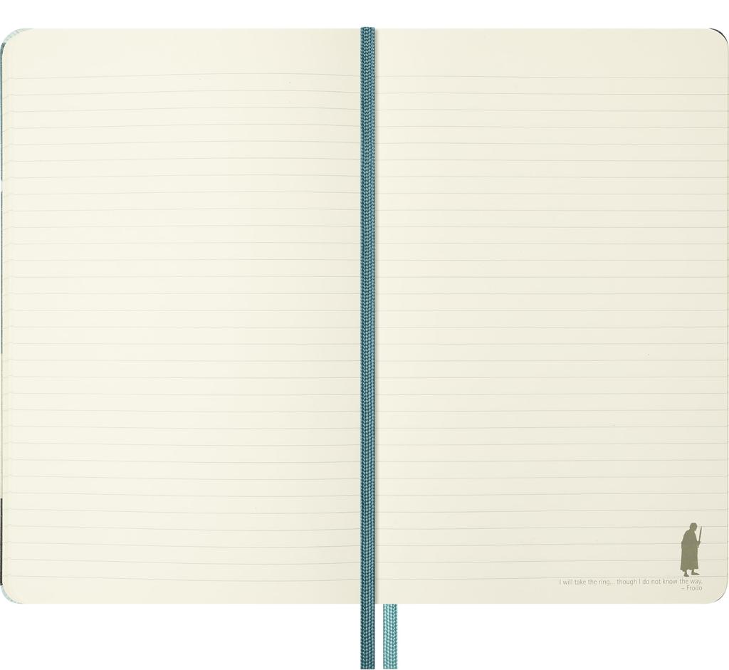 Moleskine Lord of the Rings Aragorn Minas Tirith Large Size x Blue LELRQP060ARAGOR Notebook, (13cm 21cm), Lined,