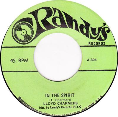 7-дюймовая пластинка LLOYD CHARMERS In The Spirit 304 Randys US Reggae Ska Dub Б/у