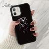 Минималистичный чехол для телефона с парой рук для iPhone 11 12 13 14 Pro Max mini X XR XS SE 2020 6S 7 8 Plus Samsung S21 S22