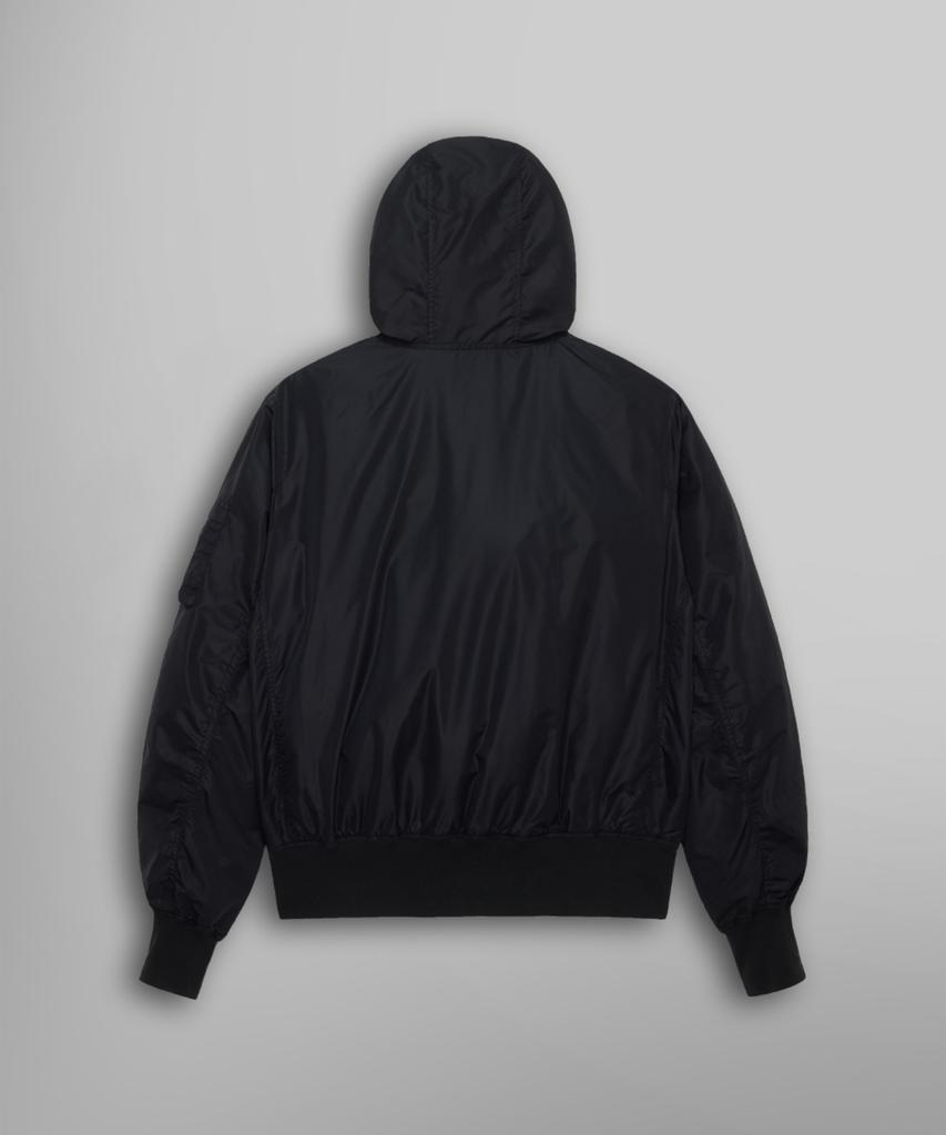 Летная куртка Alpha Industries L-2B с капюшоном Hunter Черная