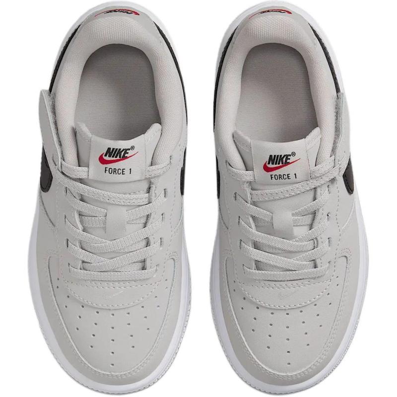 Nike Force 1 Low LV8 EasyOn Противоскользящие Износостойкие Низкие Детские Скейтбордические Кроссовки Серый/Белый/Черный Детские Кроссовки FZ1010-001