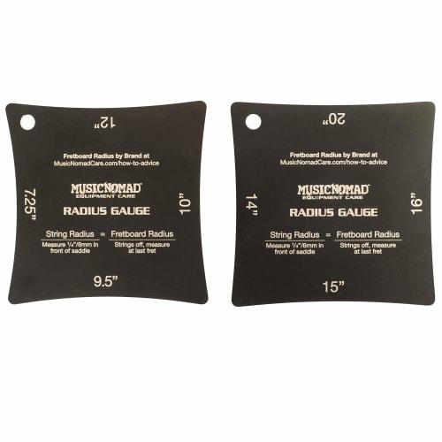 MUSIC NOMAD Stainless Steel Fingerboard Saddle Radius Measurement Gauge MN603