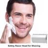 1 Pcs Male Shaving Safety Razor Head Double Edge Open Comb Head Razor Head Shaving Tool Barber Home Use Double-edged Razor Head