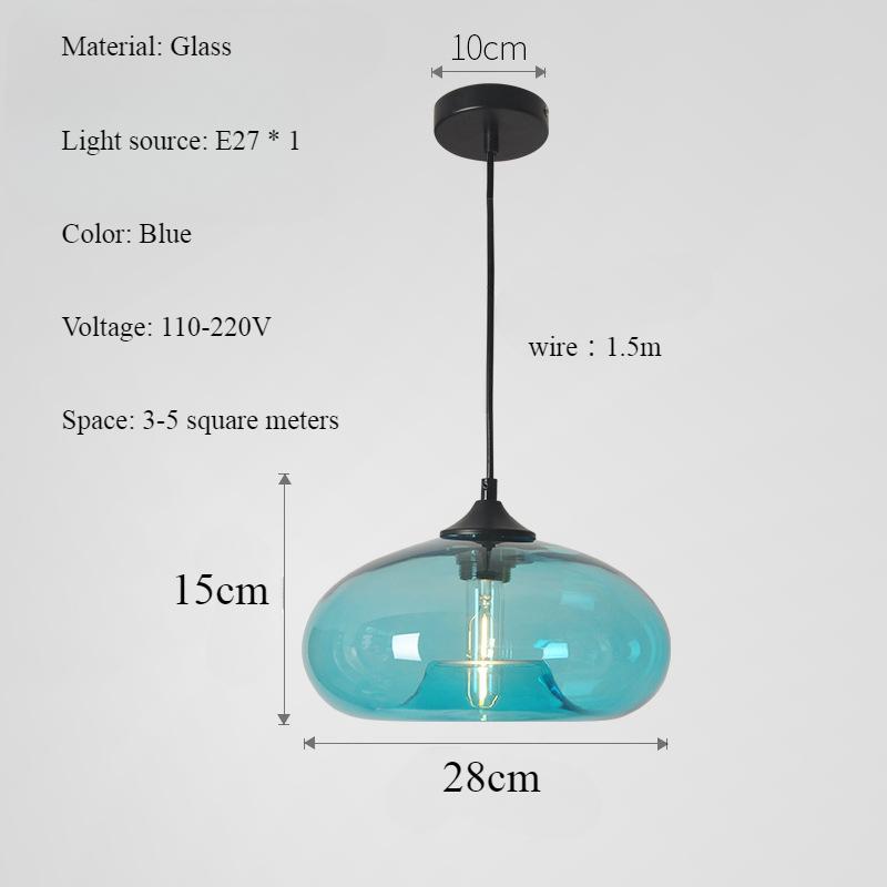Современный простой эллиптический стеклянный янтарный подвесной светильник цвета сажи в скандинавском стиле для гостиной, прикроватной тумбочки, люстры для ресторана, светодиодные