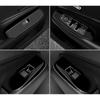 TANGDUTUTU ABS Resin Power Window Switch Covers for Nissan Note E13 2020 and Later Piano Black 4-Piece (December Models) - (NOTE-BLSJB)