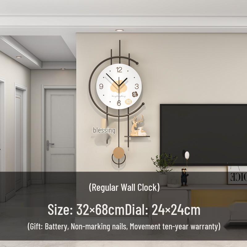 Креативные настенные часы премиум-класса для гостиной: Элегантный дизайн для домашнего декора