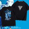 Carmelo Anthony short-sleeved T-shirt men's summer cotton loose half-sleeved trendy cartoon student basketball top