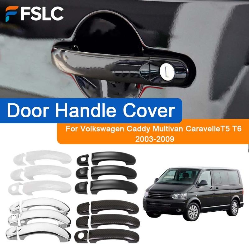 Cars Accessories Door Handle Cover For Volkswagen Caddy Multivan CaravelleT5 T6 2003-2009 Car Styling Upgrade Modify A Car