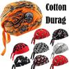 Cotton Skull Durag Polychrome Headscarf Bandana Hat Hip-hop Cap Pirate Turban Field Bicycle Caps