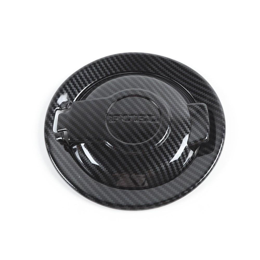 ABS Carbon Fiber Fuel Tank Cover Door Gas Filler Cap Fit For Challenger 2009+