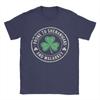 Funny Prone to Shenanigans and Malarkey St Patricks Day TShirts Unisex Cotton Tee Shirt Short Sleeve T Shirt Gift Idea Clothing