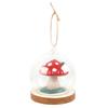 Something Different Glass Mushroom House Hanging Decoration
