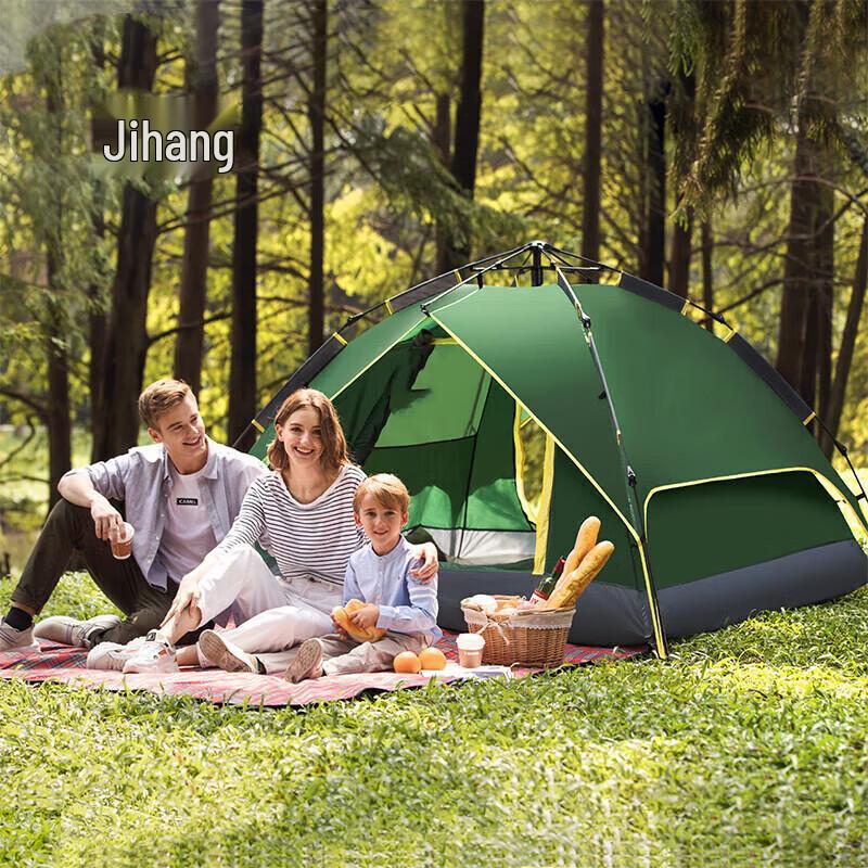 Jihang Outdoor 3-4 Person Automatic Camping Tent