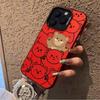 Чехол для мобильного телефона Muppet bear apple 16promax подходит для iPhone15/13/14 Новогодний серебристый 12xr16.