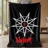 SlipknotPrinted Flannel Blanket Cozy Skin-Friendly Warm Throw for Couch Bed Indoor Daily Use