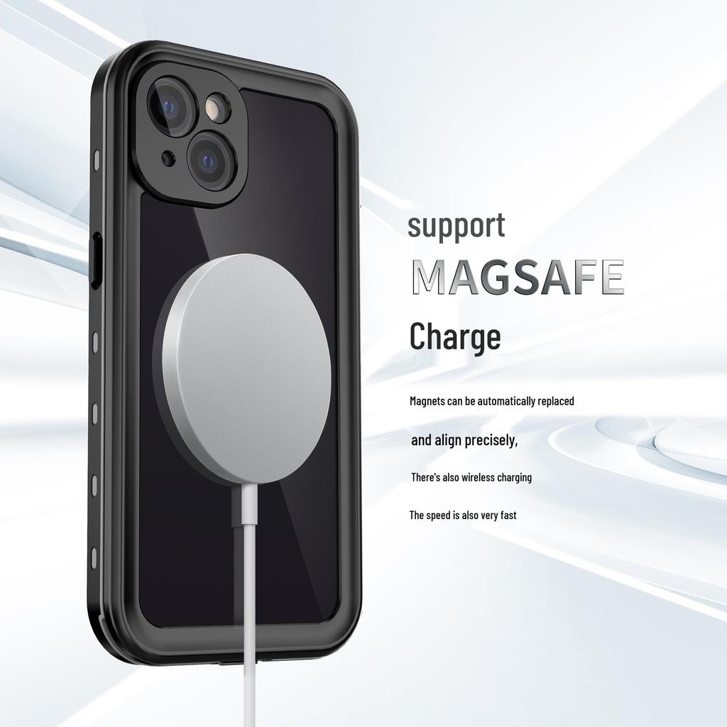 Водонепроницаемый противоударный чехол Красный Перец для iPhone 13 - Защита для дайвинга на открытом воздухе