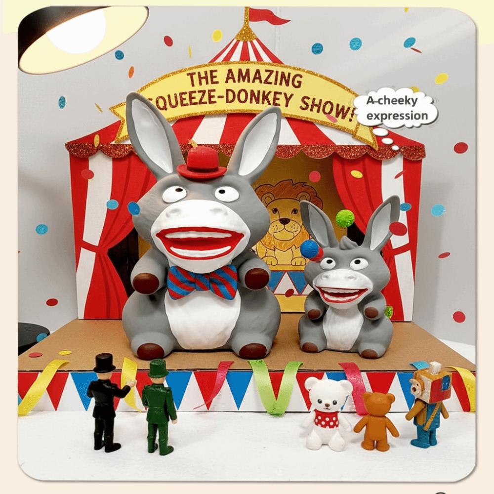 Donkey Stress Relief Toy Indestructible Donkey Shape Squeeze Toy Cartoon Squeeze Toy  For Kids
