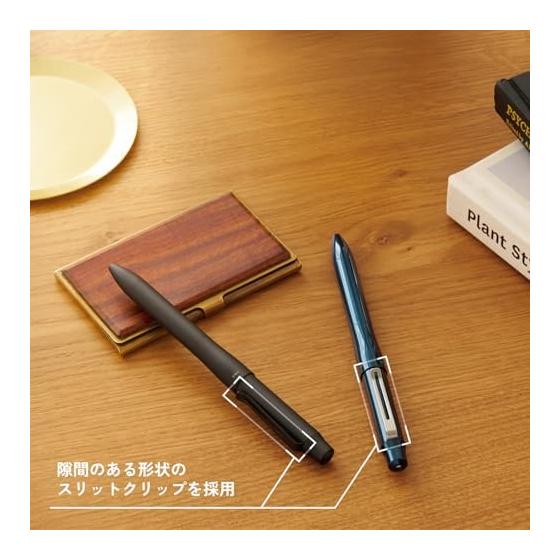 Многофункциональная ручка Mitsubishi Pencil Jetstream Prime 3&1, 0,5 мм, темно-синяя (MSXE455005D.9) - Плавное письмо, Тонкий корпус, Стильный зажим