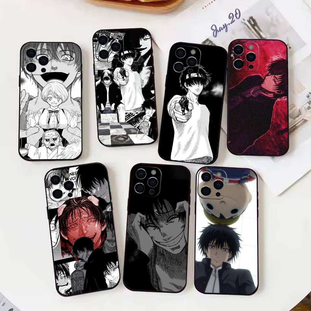 Yuuichi Katagiri Anime Phone Case For iPhone 16,15,14,13,12,17,Pro Max,Plus Silicone Black Case