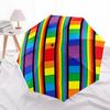 1pc Rainbow Stripes Automatic Open/Close Umbrella, 8-Rib Sturdy Frame, Umbrella for Travel, Everyday, Formal Events yy251126018