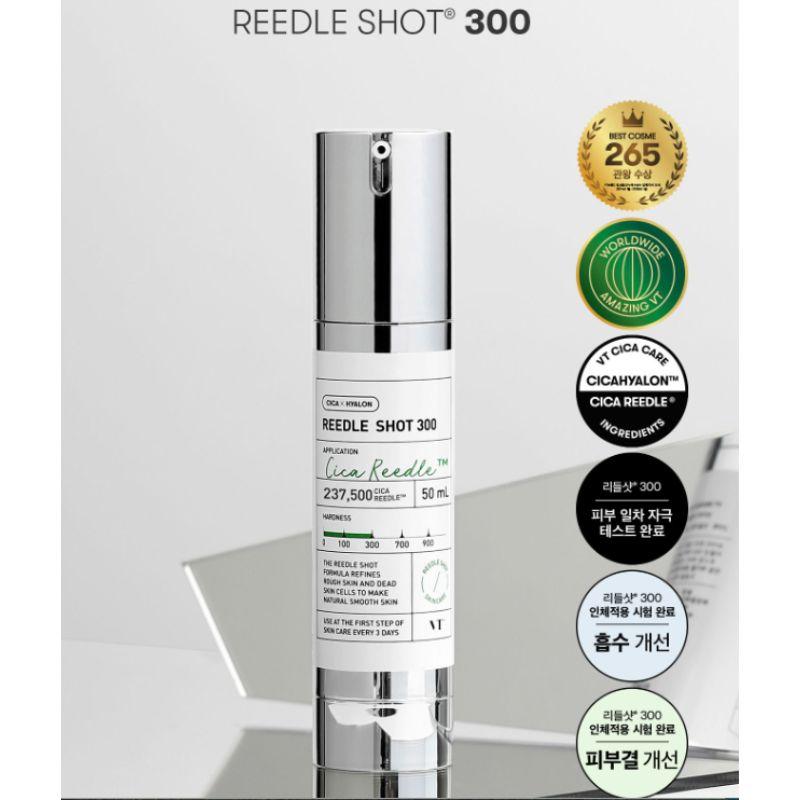 VT Reedle Shot 300 Цика Микроигольная Эссенция-Бустер для Кожи Улучшенный Уход за Текстурой Корейская Косметика 50 мл