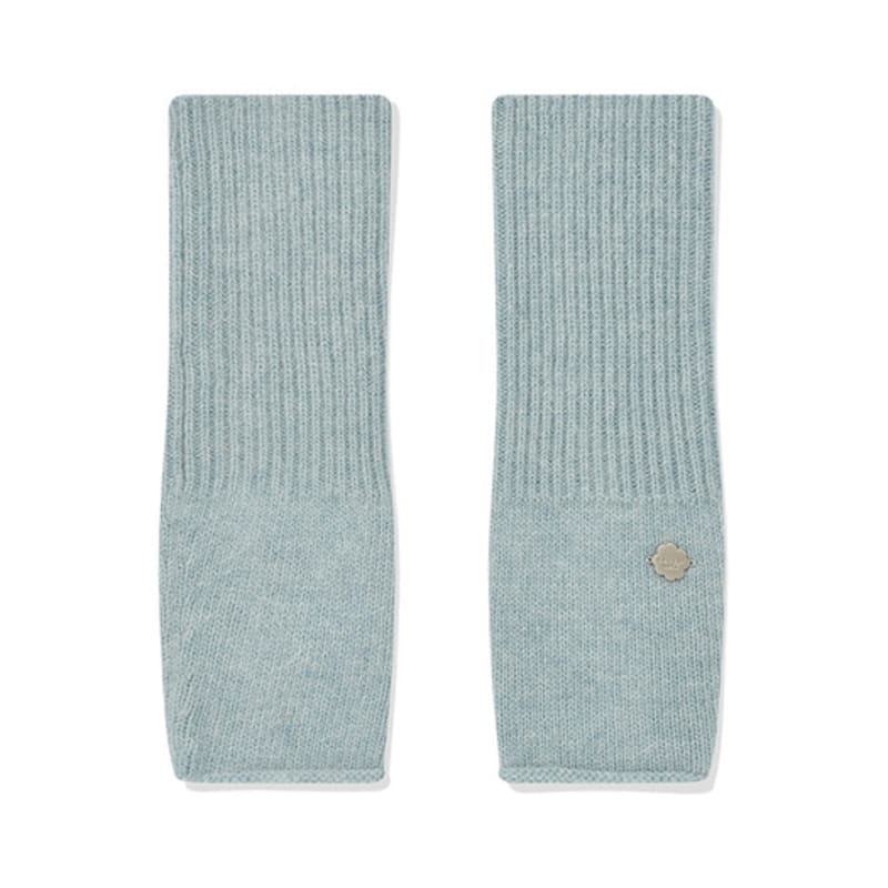 COVERNAT Ангоровый вязаный шарф-снуд Синий