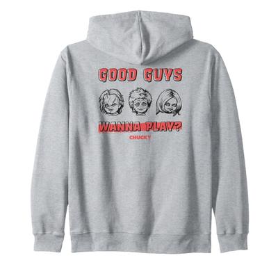 Чакки Хочет Играть Чакки Глен и Тиффани Толстовка на молнии