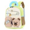 Print Animal Bear Backpack With Lightweight Oxford Fabric Schoolbag Gift Kids